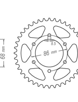 Sprocket Rear 473-37