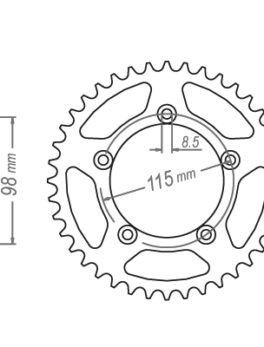 Sprocket Rear 894-48