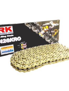CHAIN RK GS428KRO PER LINK (100FT=2400) GOLD - PRO O-RING