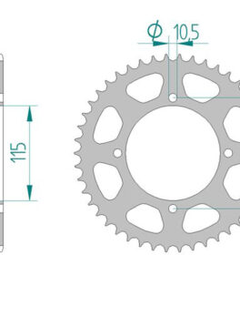 Sprocket Rear 718-48