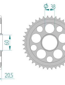 Sprocket Rear 2027-36 AFAM 50605