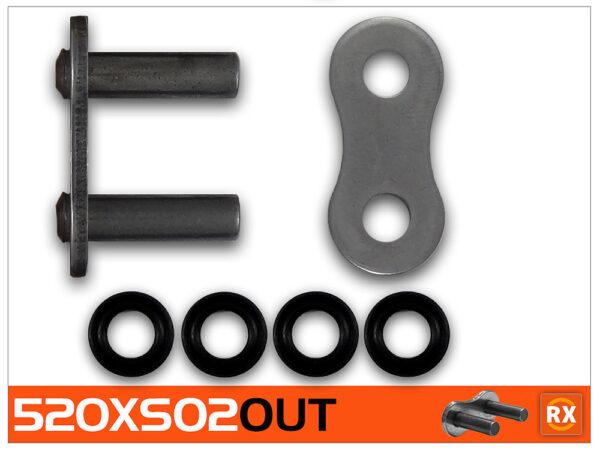 CON LINK RK 520XSO2-CLF RIVET LINK - PRO X-RING