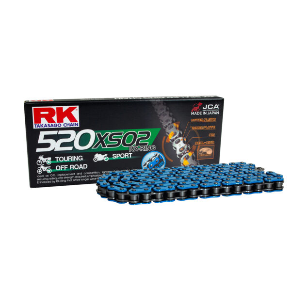 CHAIN RK BLUE-520XSO2-120 BLUE - PRO X-RING