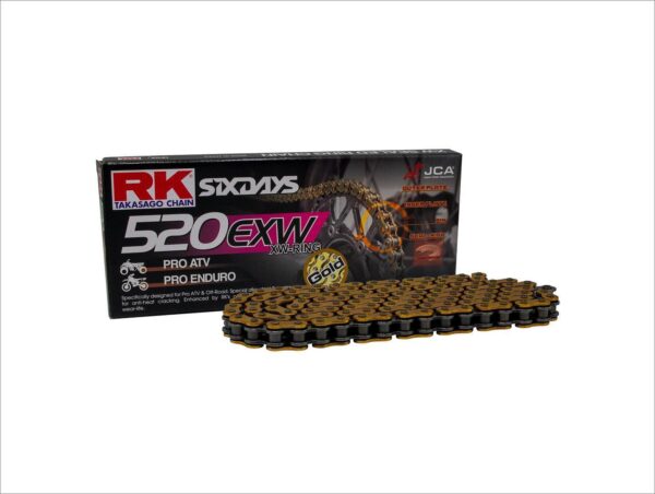 CHAIN RK GB520EXW-116 GOLD - FACTORY RACING ENDURO