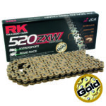 CHAIN RK GB520ZXW-98 GOLD - PREMIUM X-RING