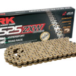 CHAIN RK GB525ZXW-130 GOLD - PREMIUM X-RING
