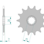 Sprocket Front 4020-12