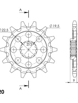 SuperSprox Front MX Grooved CST-1442-13 AP-A44