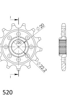 SuperSprox Front MX Grooved CST-1905-13