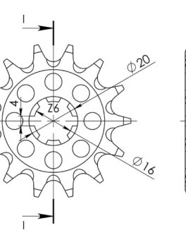 SuperSprox Front MX Grooved CST-555-13 (428)