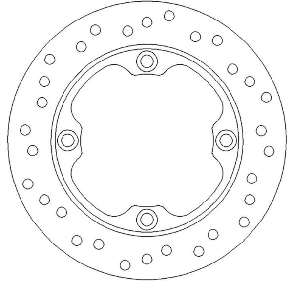 Ferodo Brake Disc Solid Fmd0014R - Image 2