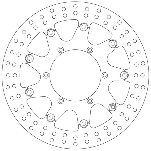 Ferodo Brake Disc Floating Steel Centre Fmd0038Rf - Image 2