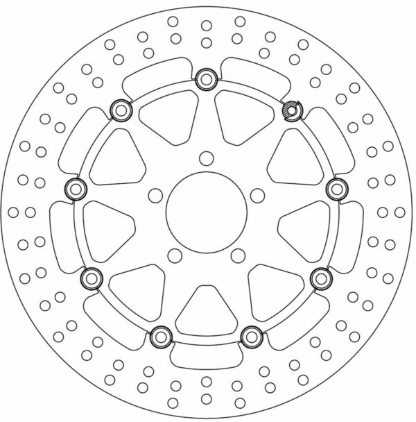 Ferodo Brake Disc Floating Alloy Centre Fmd0114Rx - Image 2