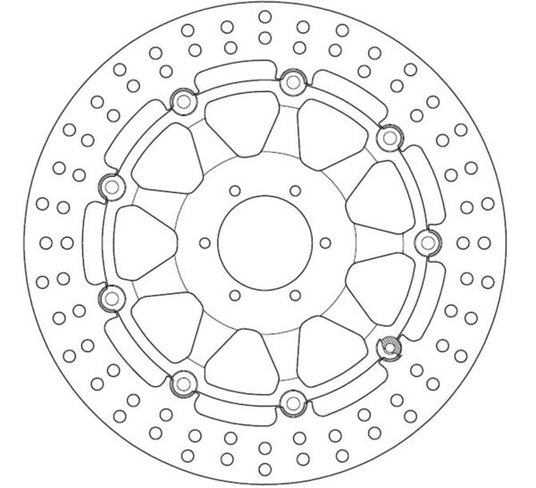 Ferodo Brake Disc Floating Alloy Centre Fmd0121Rx - Image 2