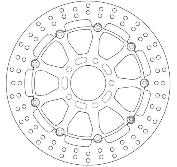 Ferodo Brake Disc Floating Alloy Centre Fmd0125Rx - Image 2