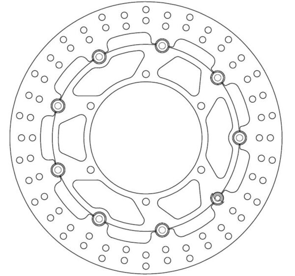 Ferodo Brake Disc Floating Alloy Centre Fmd0129Rx - Image 2