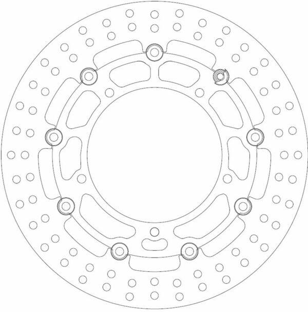 Ferodo Brake Disc Floating Alloy Centre Fmd0139Rx - Image 2