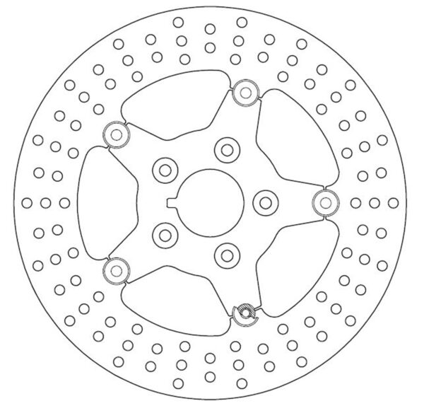 FERODO Brake Disc Floating Steel Centre FMD0211RF - Image 2