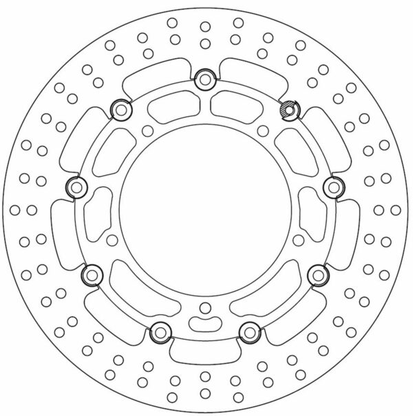 Ferodo Brake Disc Floating Alloy Centre Fmd0394Rx - Image 2