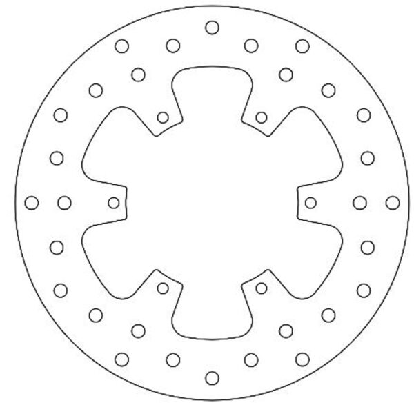 Ferodo Brake Disc Solid FMD0398R - Image 2