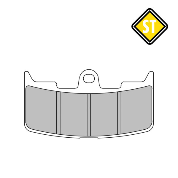 FERODO FDB2145 Sinter Grip Road Compound Pad / FA345 / VD993 / DB2166
