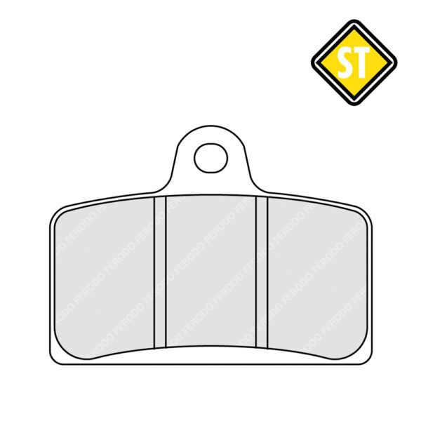 FERODO FDB2201 Sinter Grip Road Compound Pad / FA399 / DB2125