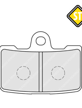 FERODO FDB2240 Sinter Grip Road Compound Pad - 4 Per Set / FA454/4HH / DB2204