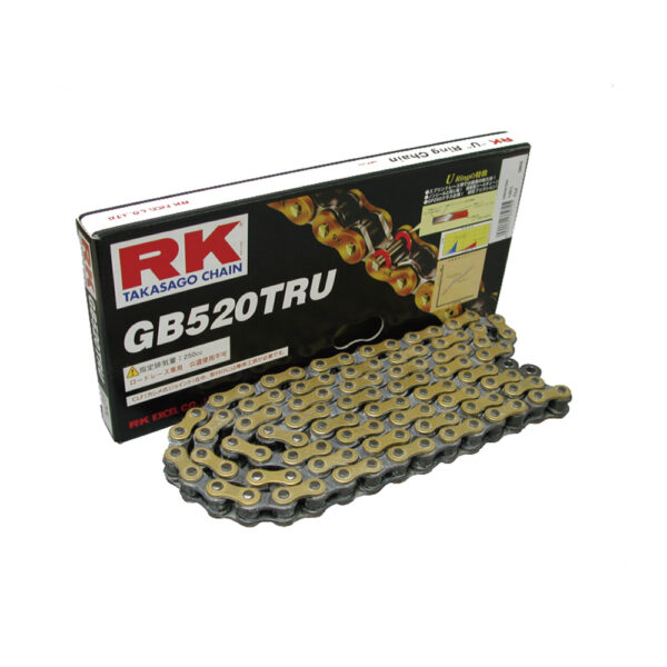 CON LINK RK 520TRU-CLF RIVET LINK GOLD - PRO ROAD RACE O-RING