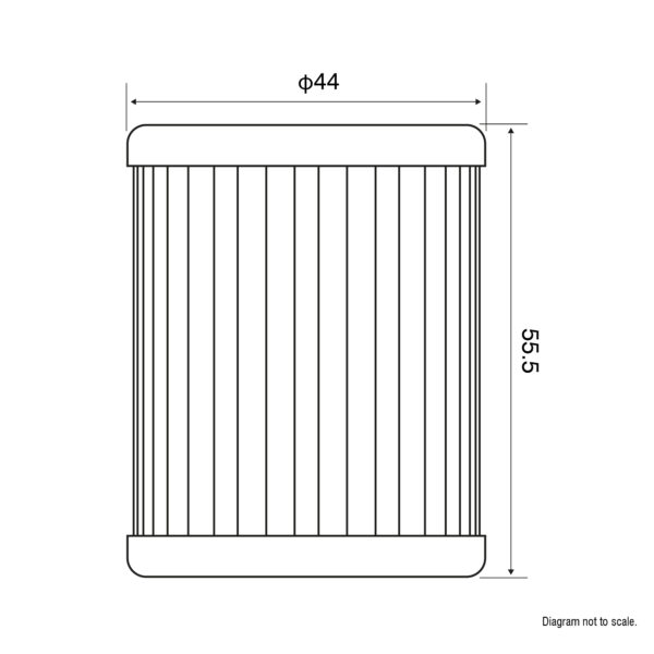 JASO OIL FILTER JF132 - HF132 - Image 2