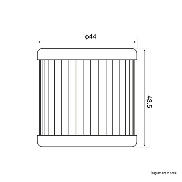 JASO OIL FILTER JF139 - HF139 - Image 2