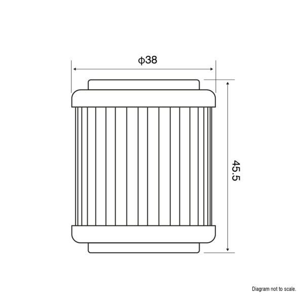 JASO OIL FILTER JF141 - HF141 - Image 2