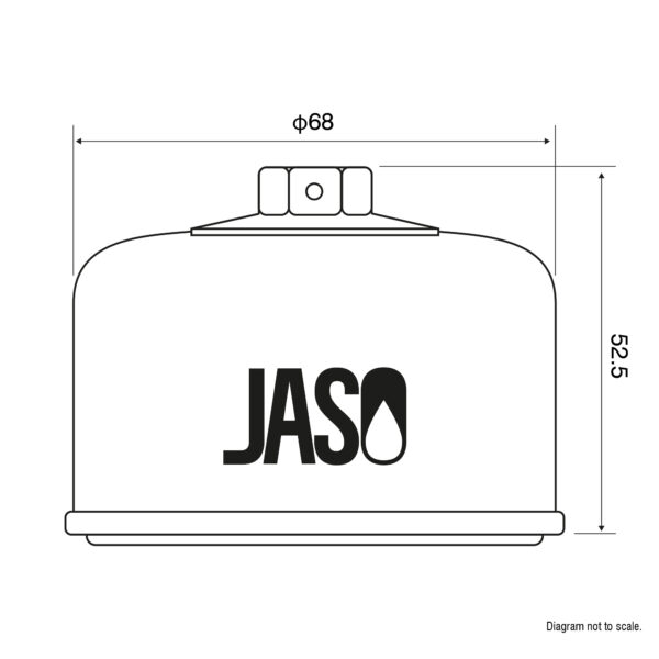 JASO OIL FILTER JF147 - HF147 Racing Type - 17mm Spanner Hex - Image 2