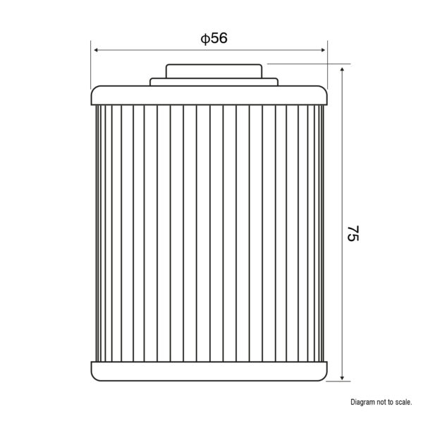 JASO OIL FILTER JF152 - HF152 - Image 2