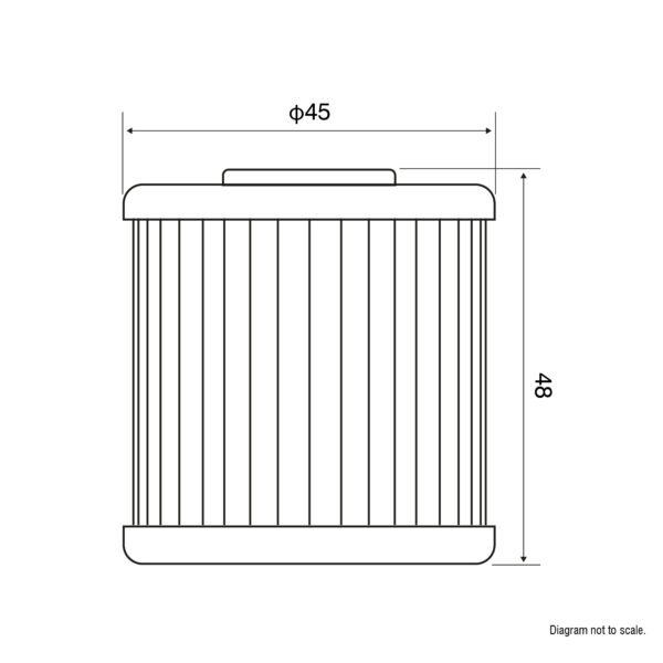 JASO OIL FILTER JF154 - HF154 - Image 2