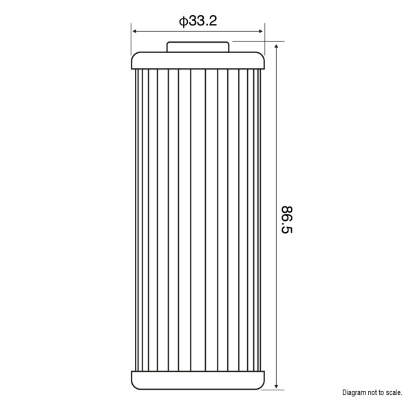 JASO OIL FILTER JF652 - HF652 - Image 2