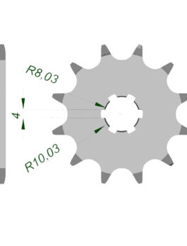 Sprocket Front 421-11 AFAM 30200