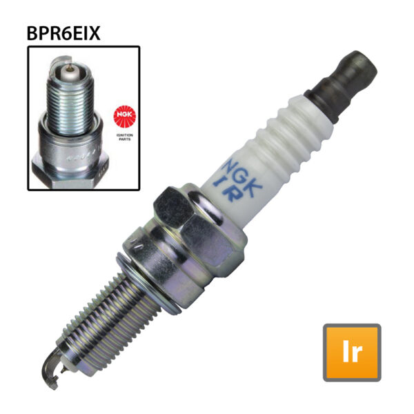 IRIDIUM IX SPARK PLUG - NGK BPR6EIX - STOCK No. 6637 - SINGLES