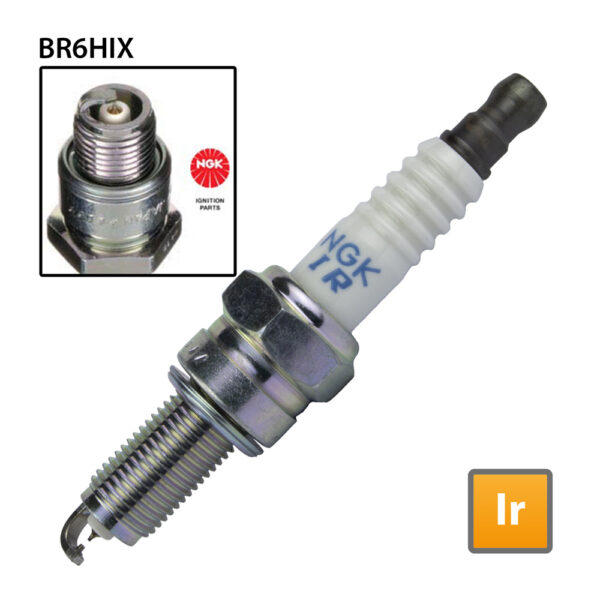 IRIDIUM IX SPARK PLUG - NGK BR6HIX - STOCK No. 3419 - SINGLES