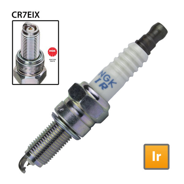 IRIDIUM IX SPARK PLUG - NGK CR7EIX - STOCK No. 7385 - SINGLES