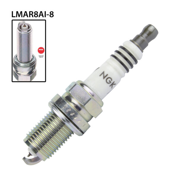 SPARK PLUG - NGK LMAR8AI-8 - STOCK No. 92288 - SINGLES