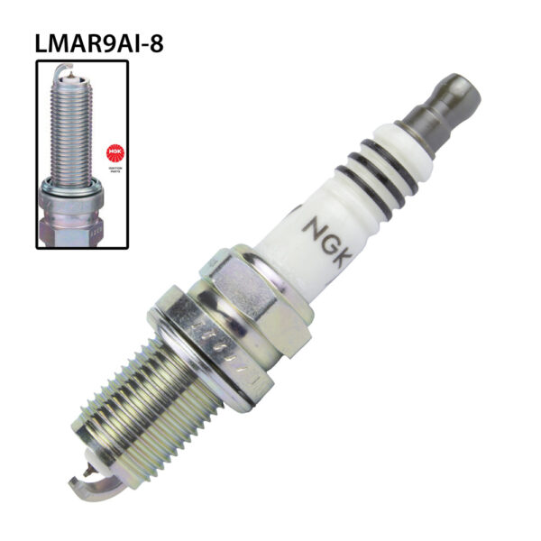 SPARK PLUG - NGK LMAR9AI-8 - STOCK No. 97225 - SINGLES