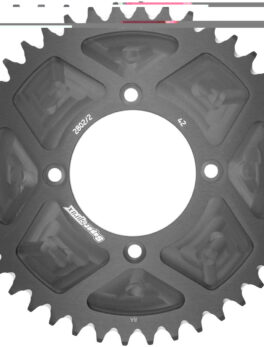 Supersprox Aluminium Rear Trials 2802/2-40 Black Solid Trial Rear AP-BT2802S