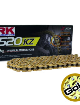 CHAIN RK 520KZ PER LINK (200FT=1920) GOLD - HEAVY DUTY