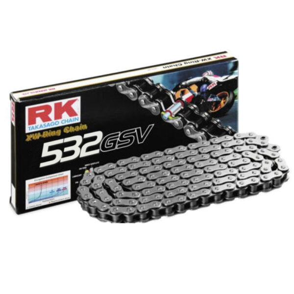 CHAIN RK 532GSV-110 SILVER - CLASSIC BIKE X-RING