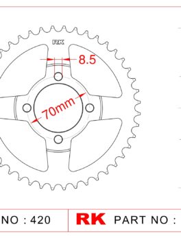 Sprocket Rear B2143-39
