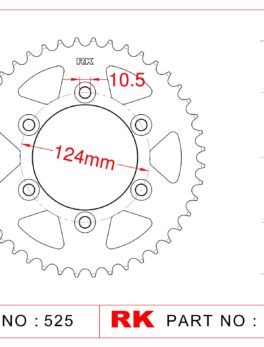 Sprocket Rear RK-B5602-37 JTR745 Afam 50609
