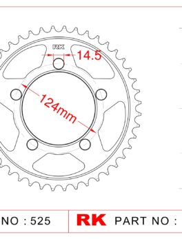 Sprocket Rear JTR898 RK-B5632-38 Afam 71801 CHT2104