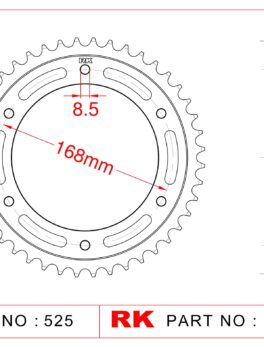 Sprocket Rear RK-B5633-41 JTR6 Afam 92634