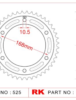 Sprocket Rear RK-B5650-41 JTR3 Afam 92635