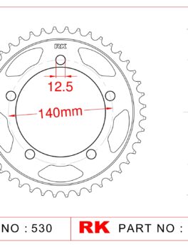Sprocket Rear RK-B6838-41 JTR1797 Afam 14911